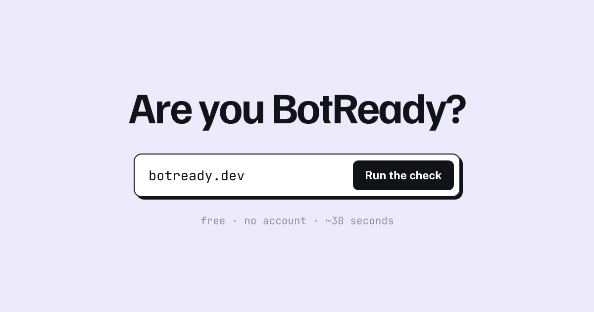 botready.dev preview